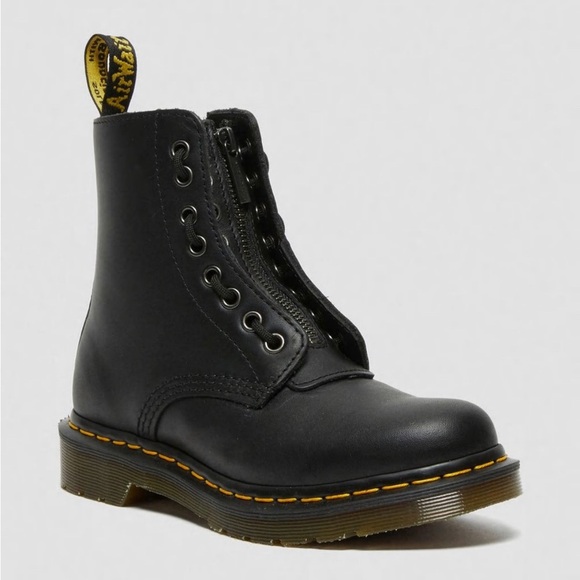 Dr. Martens Shoes Womens 1460 Pascal Nappa Zipper Boots - Picture 1 of 7